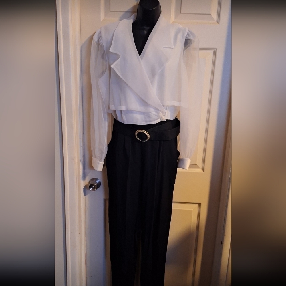J.R.Nites vintage 80s two-toned jumpsuit size 11/12
